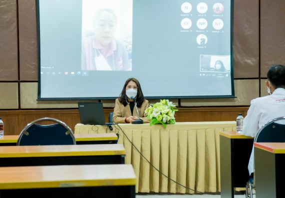 ภาพกิจกรรม   คณะวิทยาศาสตร์และเทคโนโลยี นำเสนอโครงการออมสินยุวพัฒน์รักษ์ถิ่น ปี 2565 มหาวิทยาลัยราชภัฏกำแพงเพชร