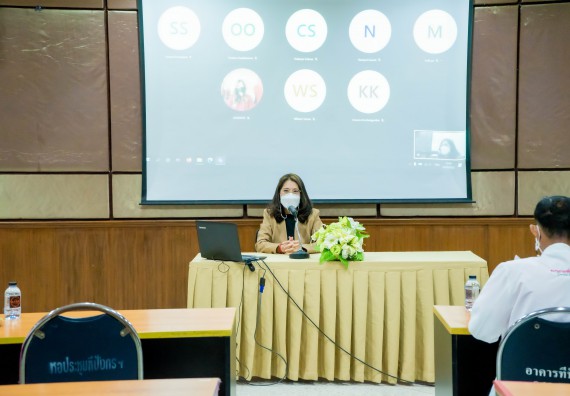 ภาพกิจกรรม   คณะวิทยาศาสตร์และเทคโนโลยี นำเสนอโครงการออมสินยุวพัฒน์รักษ์ถิ่น ปี 2565 มหาวิทยาลัยราชภัฏกำแพงเพชร