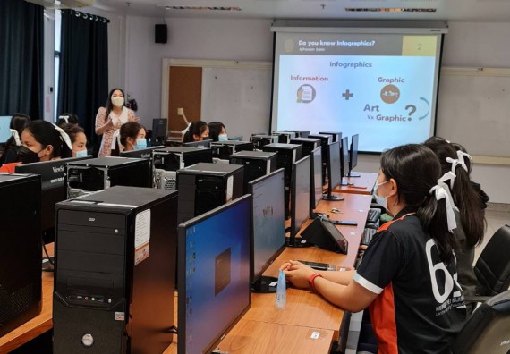 ภาพกิจกรรม  โปรแกรมวิชาสาธารณสุขศาสตร์ จัดกิจกรรมการผลิตนวัตกรรมทางสุขภาพด้วยคอมพิวเตอร์