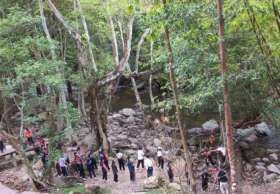 ภาพกิจกรรม  โปรแกรมวิชาสาธารณสุขศาสตร์ จัดกิจกรรมอบรมหลักการทํางานเป็นทีม