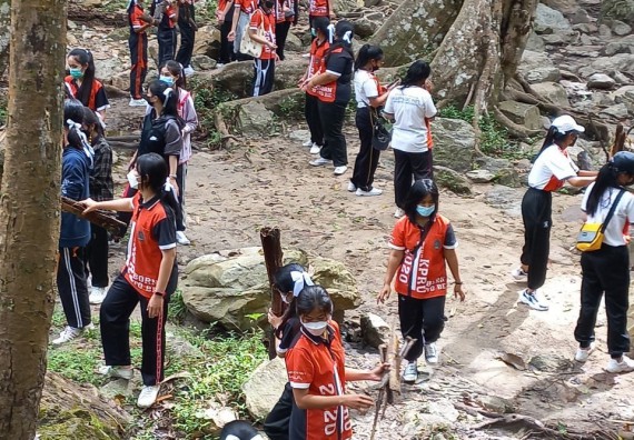 ภาพกิจกรรม  โปรแกรมวิชาสาธารณสุขศาสตร์ จัดกิจกรรมอบรมหลักการทํางานเป็นทีม