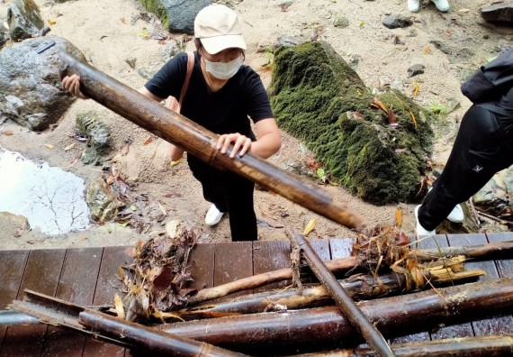 ภาพกิจกรรม  โปรแกรมวิชาสาธารณสุขศาสตร์ จัดกิจกรรมอบรมหลักการทํางานเป็นทีม