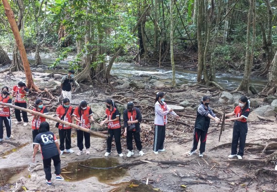 ภาพกิจกรรม  โปรแกรมวิชาสาธารณสุขศาสตร์ จัดกิจกรรมอบรมหลักการทํางานเป็นทีม