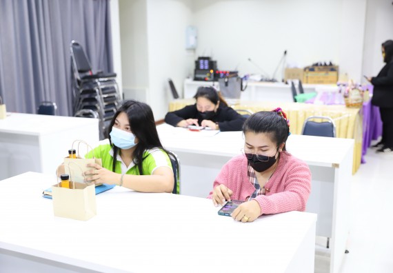 ภาพกิจกรรม  คณะวิทยาศาสตร์และเทคโนโลยี จัดกิจกรรมสำรวจความต้องการและแนวทางการส่งเสริมการแก้ไขปัญหาของชุมชน