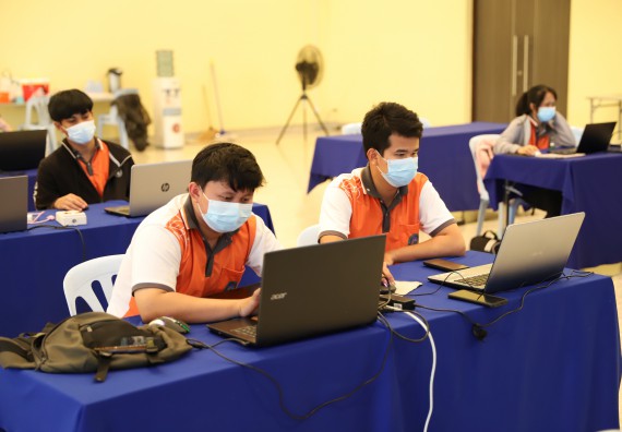 ภาพกิจกรรม  โปรแกรมวิชาคณิตศาสตร์ จัดกิจกรรมส่งเสริมการจัดการเรียนการสอนในศตวรรษที่ 21 หลักสูตร วท.บ. คณิตศาสตร์