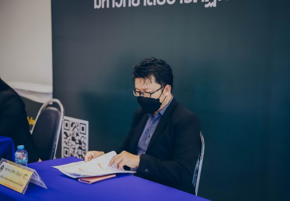 ภาพกิจกรรม  คณะวิทยาศาสตร์และเทคโนโลยี จัดการสัมภาษณ์ทุนการศึกษา ปตท.สผ. โครงการเอส 1 ประจำปีการศึกษา 2564