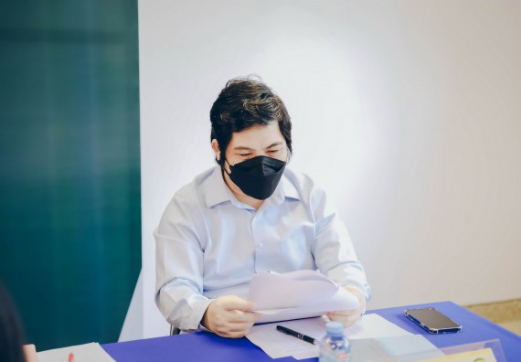 ภาพกิจกรรม  คณะวิทยาศาสตร์และเทคโนโลยี จัดการสัมภาษณ์ทุนการศึกษา ปตท.สผ. โครงการเอส 1 ประจำปีการศึกษา 2564