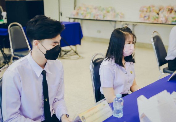 ภาพกิจกรรม  คณะวิทยาศาสตร์และเทคโนโลยี จัดการสัมภาษณ์ทุนการศึกษา ปตท.สผ. โครงการเอส 1 ประจำปีการศึกษา 2564