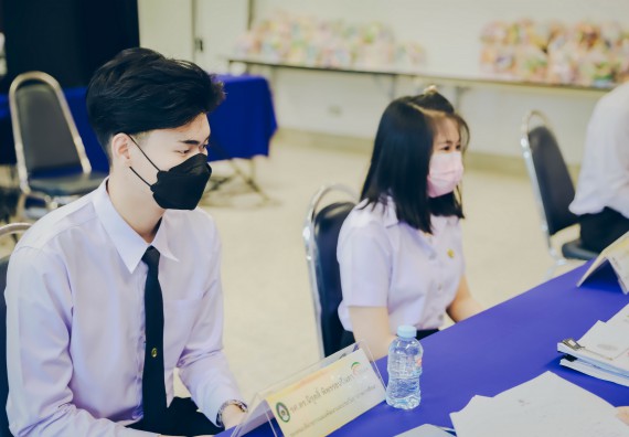 ภาพกิจกรรม  คณะวิทยาศาสตร์และเทคโนโลยี จัดการสัมภาษณ์ทุนการศึกษา ปตท.สผ. โครงการเอส 1 ประจำปีการศึกษา 2564