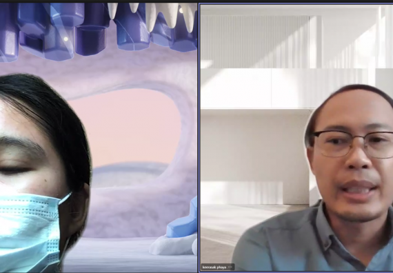 ภาพกิจกรรม  คณะวิทยาศาสตร์และเทคโนโลยี จัดการสัมภาษณ์ทุนการศึกษา ปตท.สผ. โครงการเอส 1 ประจำปีการศึกษา 2564