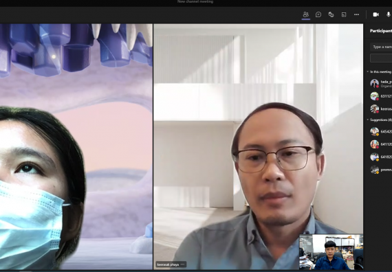 ภาพกิจกรรม  คณะวิทยาศาสตร์และเทคโนโลยี จัดการสัมภาษณ์ทุนการศึกษา ปตท.สผ. โครงการเอส 1 ประจำปีการศึกษา 2564