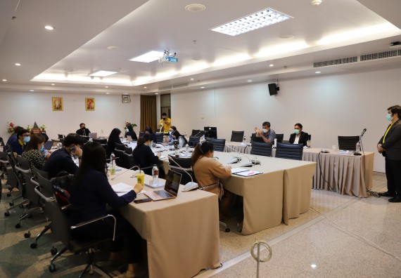 ภาพกิจกรรม  คณะวิทยาศาสตร์และเทคโนโลยี ประชุมทบทวนแผนกลยุทธ์คณะวิทยาศาสตร์และเทคโนโลยี ประจำปี 2566-2570 และแผนปฏิบัติราชการ ประจำปี 2566