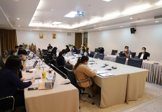 ภาพกิจกรรม  คณะวิทยาศาสตร์และเทคโนโลยี ประชุมทบทวนแผนกลยุทธ์คณะวิทยาศาสตร์และเทคโนโลยี ประจำปี 2566-2570 และแผนปฏิบัติราชการ ประจำปี 2566