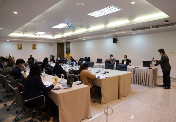 ภาพกิจกรรม  คณะวิทยาศาสตร์และเทคโนโลยี ประชุมทบทวนแผนกลยุทธ์คณะวิทยาศาสตร์และเทคโนโลยี ประจำปี 2566-2570 และแผนปฏิบัติราชการ ประจำปี 2566