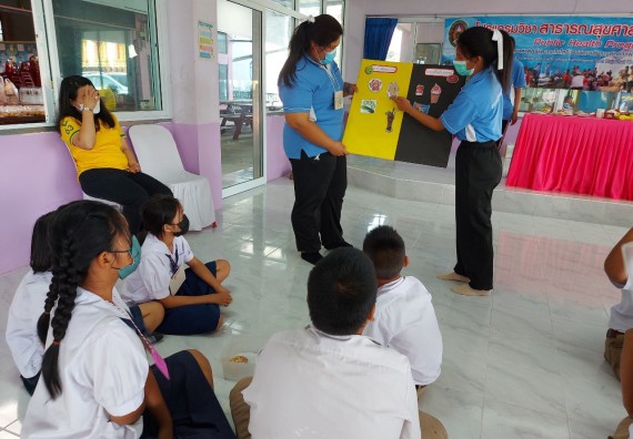 ภาพกิจกรรม  โปรแกรมวิชาสาธารณสุขศาสตร์ จัดกิจกรรมบริการวิชาการด้านสุขภาพแก่โรงเรียนในจังหวัดกําแพงเพชร