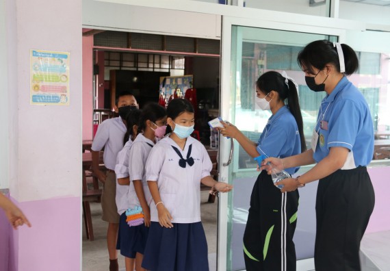 ภาพกิจกรรม  โปรแกรมวิชาสาธารณสุขศาสตร์ จัดกิจกรรมบริการวิชาการด้านสุขภาพแก่โรงเรียนในจังหวัดกําแพงเพชร