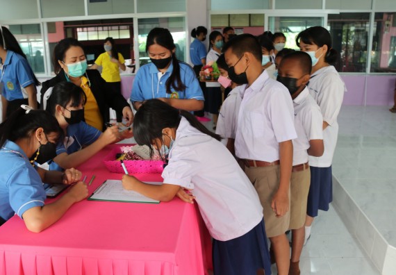 ภาพกิจกรรม  โปรแกรมวิชาสาธารณสุขศาสตร์ จัดกิจกรรมบริการวิชาการด้านสุขภาพแก่โรงเรียนในจังหวัดกําแพงเพชร