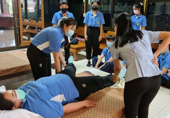 ภาพกิจกรรม  โปรแกรมวิชาสาธารณสุขศาสตร์ จัดการอบรมเชิงปฏิบัติการการดูแลผู้สูงอายุที่มีภาวะพึ่งพิง