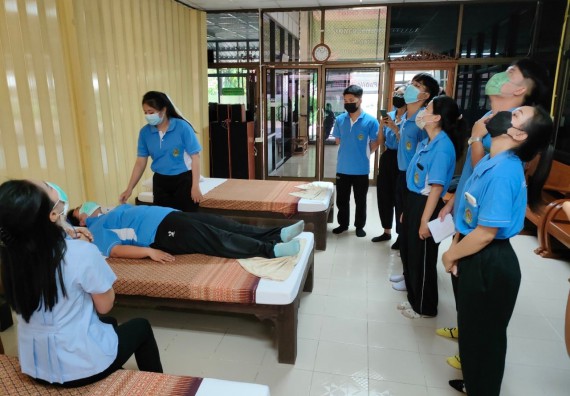 ภาพกิจกรรม  โปรแกรมวิชาสาธารณสุขศาสตร์ จัดการอบรมเชิงปฏิบัติการการดูแลผู้สูงอายุที่มีภาวะพึ่งพิง