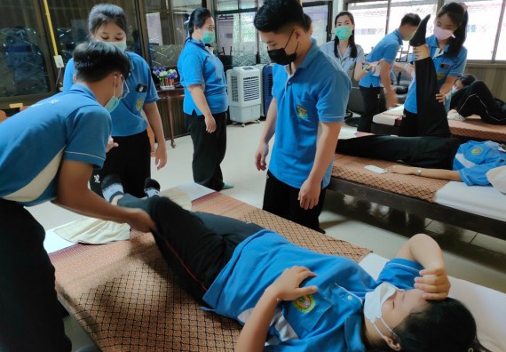 ภาพกิจกรรม  โปรแกรมวิชาสาธารณสุขศาสตร์ จัดการอบรมเชิงปฏิบัติการการดูแลผู้สูงอายุที่มีภาวะพึ่งพิง