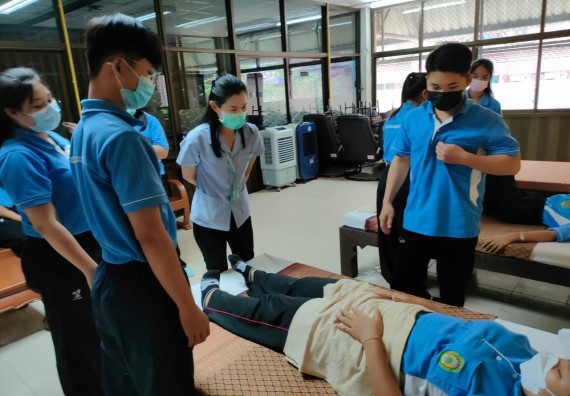 ภาพกิจกรรม  โปรแกรมวิชาสาธารณสุขศาสตร์ จัดการอบรมเชิงปฏิบัติการการดูแลผู้สูงอายุที่มีภาวะพึ่งพิง