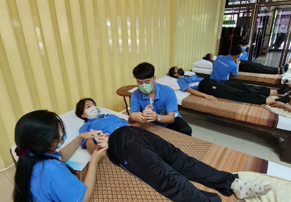 ภาพกิจกรรม  โปรแกรมวิชาสาธารณสุขศาสตร์ จัดการอบรมเชิงปฏิบัติการการดูแลผู้สูงอายุที่มีภาวะพึ่งพิง