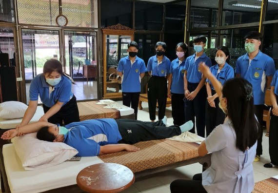 ภาพกิจกรรม  โปรแกรมวิชาสาธารณสุขศาสตร์ จัดการอบรมเชิงปฏิบัติการการดูแลผู้สูงอายุที่มีภาวะพึ่งพิง