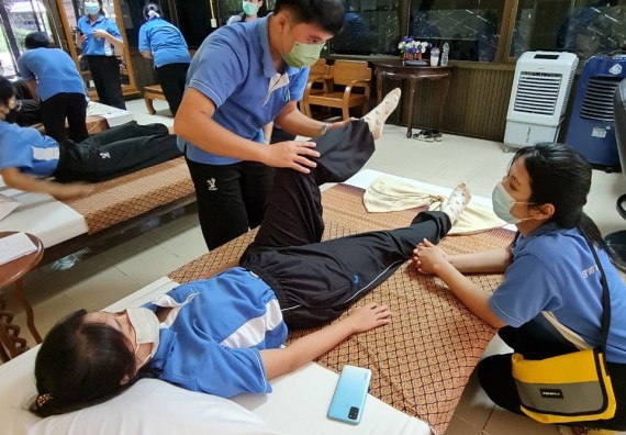 ภาพกิจกรรม  โปรแกรมวิชาสาธารณสุขศาสตร์ จัดการอบรมเชิงปฏิบัติการการดูแลผู้สูงอายุที่มีภาวะพึ่งพิง