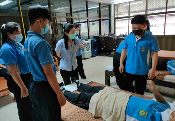 ภาพกิจกรรม  โปรแกรมวิชาสาธารณสุขศาสตร์ จัดการอบรมเชิงปฏิบัติการการดูแลผู้สูงอายุที่มีภาวะพึ่งพิง