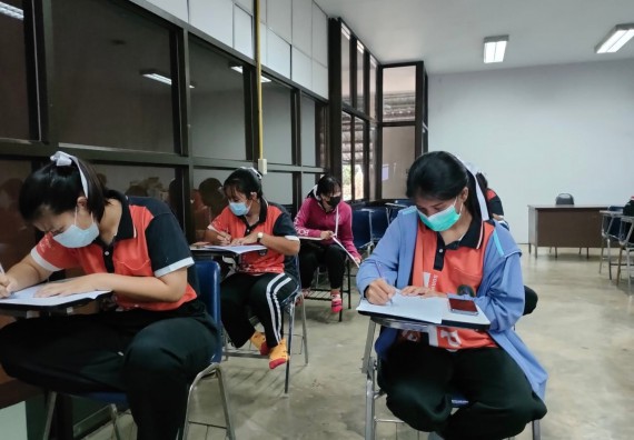 ภาพกิจกรรม  โปรแกรมวิชาสาธารณสุขศาสตร์ จัดอบรมงานสารบรรณ