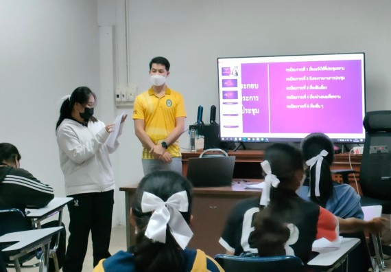 ภาพกิจกรรม  โปรแกรมวิชาสาธารณสุขศาสตร์ จัดอบรมงานสารบรรณ