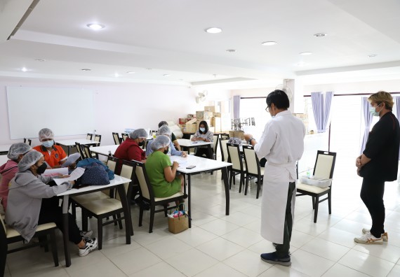 ภาพกิจกรรม  โปรแกรมวิชาวิทยาศาสตร์และเทคโนโลยีการอาหาร จัดอบรมเชิงปฏิบัติการ เรื่อง การสร้างสรรค์เมนูอาหารสุขภาพจากเห็ด