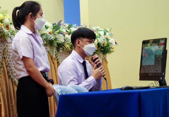 ภาพกิจกรรม   คณะวิทยาศาสตร์และเทคโนโลยี จัดกิจกรรมสัมมนาหลังฝึกประสบการณ์วิชาชีพ