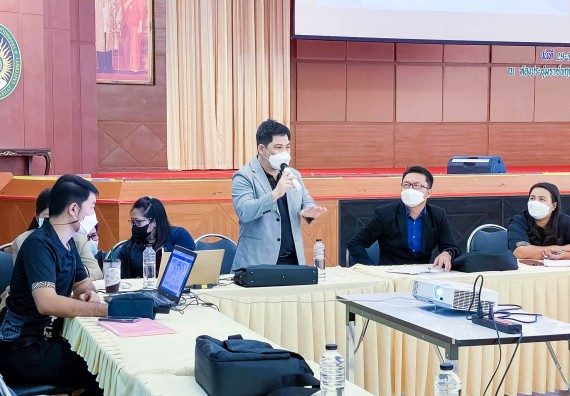 ภาพกิจกรรม  คณะวิทยาศาสตร์และเทคโนโลยี เข้าร่วมประชุมเชิงปฏิบัติการพัฒนาแผนกลยุทธ์และแผนปฏิบัติราชการ ประจำปี 2566 กิจกรรมที่ 1 ภายในมหาวิทยาลัย