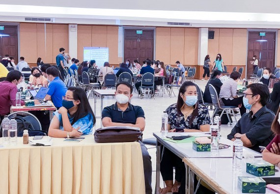 ภาพกิจกรรม  คณะวิทยาศาสตร์และเทคโนโลยี เข้าร่วมประชุมเชิงปฏิบัติการพัฒนาแผนกลยุทธ์และแผนปฏิบัติราชการ ประจำปี 2566 กิจกรรมที่ 1 ภายในมหาวิทยาลัย