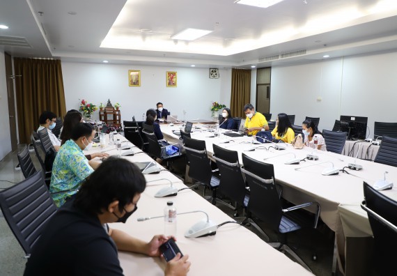 ภาพกิจกรรม  คณะวิทยาศาสตร์และเทคโนโลยี จัดการประชุมรายงานความก้าวหน้าโครงการพี่เลี้ยงเข้าสู่ตำแหน่งทางวิชาการ