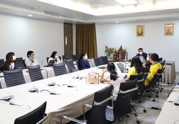 ภาพกิจกรรม  คณะวิทยาศาสตร์และเทคโนโลยี จัดการประชุมรายงานความก้าวหน้าโครงการพี่เลี้ยงเข้าสู่ตำแหน่งทางวิชาการ