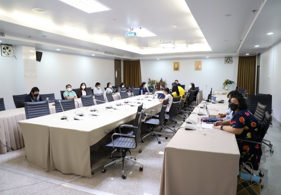 ภาพกิจกรรม  คณะวิทยาศาสตร์และเทคโนโลยี จัดการประชุมรายงานความก้าวหน้าโครงการพี่เลี้ยงเข้าสู่ตำแหน่งทางวิชาการ