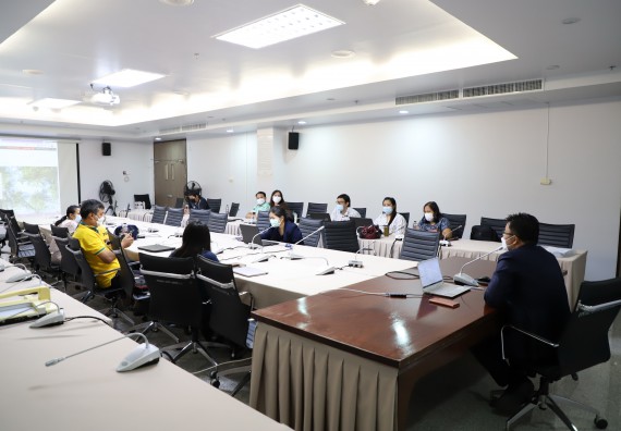 ภาพกิจกรรม  คณะวิทยาศาสตร์และเทคโนโลยี จัดการประชุมรายงานความก้าวหน้าโครงการพี่เลี้ยงเข้าสู่ตำแหน่งทางวิชาการ