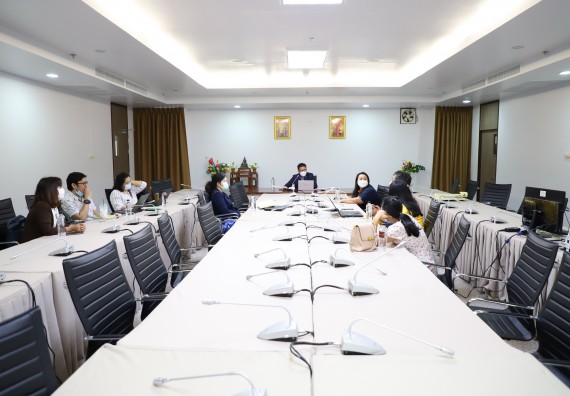 ภาพกิจกรรม  คณะวิทยาศาสตร์และเทคโนโลยี จัดการประชุมรายงานความก้าวหน้าโครงการพี่เลี้ยงเข้าสู่ตำแหน่งทางวิชาการ