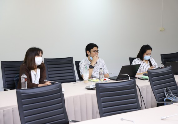 ภาพกิจกรรม  คณะวิทยาศาสตร์และเทคโนโลยี จัดการประชุมรายงานความก้าวหน้าโครงการพี่เลี้ยงเข้าสู่ตำแหน่งทางวิชาการ