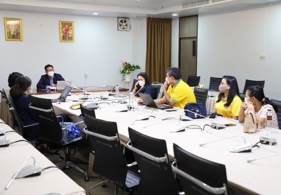 ภาพกิจกรรม  คณะวิทยาศาสตร์และเทคโนโลยี จัดการประชุมรายงานความก้าวหน้าโครงการพี่เลี้ยงเข้าสู่ตำแหน่งทางวิชาการ