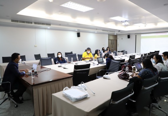 ภาพกิจกรรม  คณะวิทยาศาสตร์และเทคโนโลยี จัดการประชุมรายงานความก้าวหน้าโครงการพี่เลี้ยงเข้าสู่ตำแหน่งทางวิชาการ