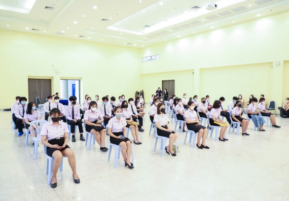 ภาพกิจกรรม  คณะวิทยาศาสตร์และเทคโนโลยี จัดพิธีมอบทุนเพื่อการศึกษา ปตท.สผ. โครงการเอส 1 ประจำปีการศึกษา 2564