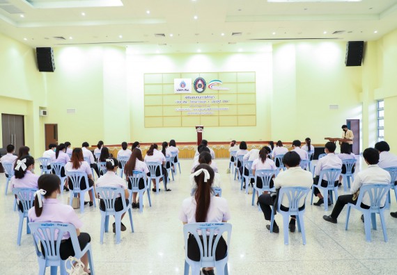 ภาพกิจกรรม  คณะวิทยาศาสตร์และเทคโนโลยี จัดพิธีมอบทุนเพื่อการศึกษา ปตท.สผ. โครงการเอส 1 ประจำปีการศึกษา 2564