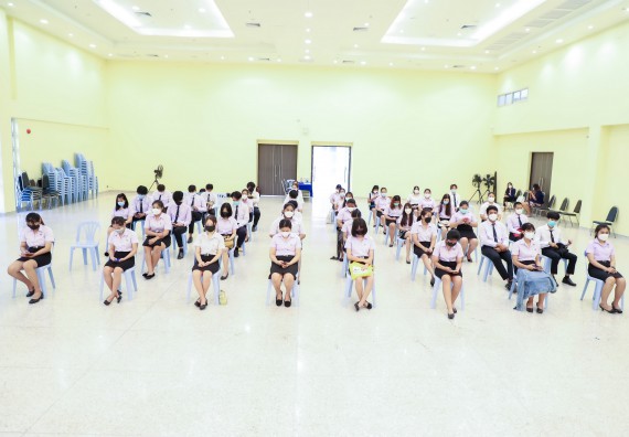 ภาพกิจกรรม  คณะวิทยาศาสตร์และเทคโนโลยี จัดพิธีมอบทุนเพื่อการศึกษา ปตท.สผ. โครงการเอส 1 ประจำปีการศึกษา 2564