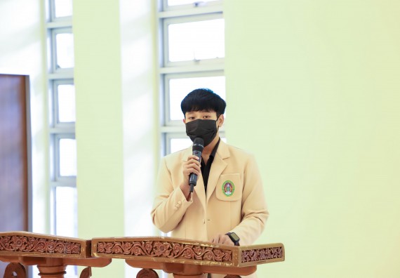 ภาพกิจกรรม  คณะวิทยาศาสตร์และเทคโนโลยี จัดพิธีมอบทุนเพื่อการศึกษา ปตท.สผ. โครงการเอส 1 ประจำปีการศึกษา 2564