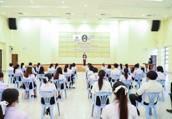 ภาพกิจกรรม  คณะวิทยาศาสตร์และเทคโนโลยี จัดพิธีมอบทุนเพื่อการศึกษา ปตท.สผ. โครงการเอส 1 ประจำปีการศึกษา 2564