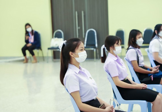 ภาพกิจกรรม  คณะวิทยาศาสตร์และเทคโนโลยี จัดพิธีมอบทุนเพื่อการศึกษา ปตท.สผ. โครงการเอส 1 ประจำปีการศึกษา 2564