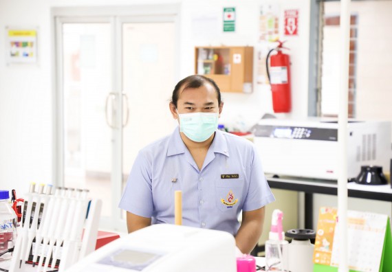 ภาพกิจกรรม  ศูนย์วิทยาศาสตร์และวิทยาศาสตร์ประยุกต์ จัดอบรมเชิงปฏิบัติการสกัด DNA จากตัวอย่างข้าว โดยใช้ชุด DNA extraction kit และการศึกษาวิธีการตรวจโควิด 19 ด้วยวิธี RT-PCR